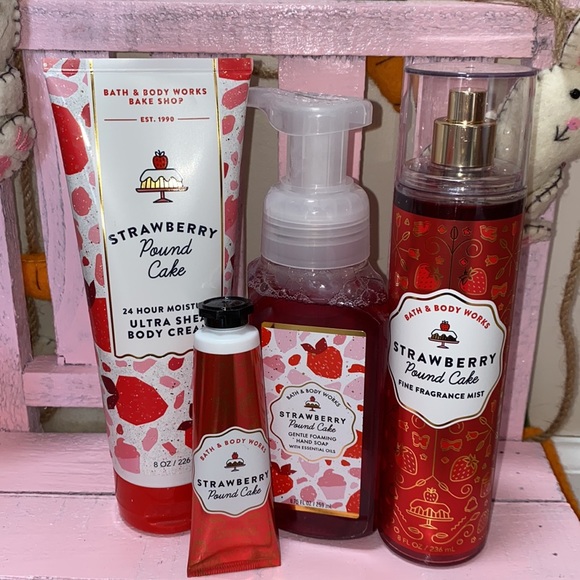 Strawberry Poundcake Set